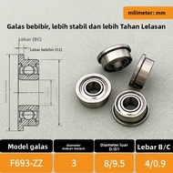 [chilala] Flange Bearing F693 694 695 696 697 698 699z with Edge Stop Step Mini High Speed Bearing Y