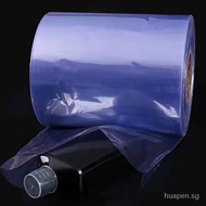 【In stock】Cylindrical PVC Plastic Packaging Film Shrink Film Heat Shrink Film Stretch Wrap Heat Shrinkable Plastic Packaging Film 3 to 140cm Wide Spot/Shrinkable Plastic Sealer Hea