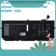 ️ Dell Latitude 7400 2-in-1 Battery Latitude 9410 2-in-1 7146W - 78Wh NF2MW - 52Wh