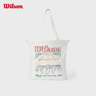 กระเป๋าเป้สะพายหลังแบบสะพายไหล่ข้างเดียว Wilson Classic Embroidery Logo ความจุขนาดใหญ่ กระเป๋าใส่รอง