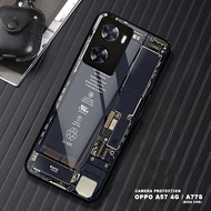HP HS22 Case Oppo A57 4G / A77S - Softcase Glass Kaca - Hardcase 2D Glossy - Protective Handphone Ca
