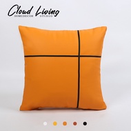 Light Luxury Simple Nepalese Sofa Pillow pu Leather Cushion Hotel Bar KTV Sofa Pillow Simulation Lea