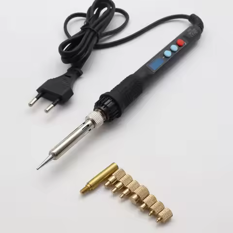 90W LED 936 Soldering iron adjust temperature With M2 M2.5 M3 M4 M5 M6 M8 Hot Melt Nuts Embedding to