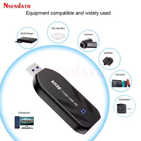 Ezcap331 HDMI To USB 3.0 Video Capture Card 4K 30fps 1080P 120hz HDMI Grabber Recorder For Live Stre
