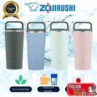 ZOJIRUSHI Thermal Flask Stainless Steel Water Bottle Keep Cold &amp; Hot Tumbler Handle Type