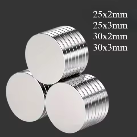 25x2/25x3/30x2/30x3mm strong circular refrigerator magnet, suitable for refrigerators, handicrafts, 