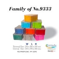 Solid Plastic Crate No.9333