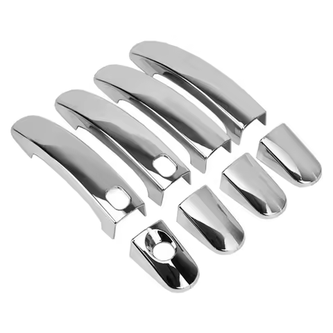 A03K-For Ford Focus Mk2 Mk3 Escape Kuga C-Max S-Max Galaxy Mondeo Mk4 Chrome Door Handle Cover Trim 