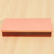 Pure Copper Heatsink 100X50X15mm Skiving Fin Heat Sink Radiator for Electronic RAM Chip LED VGA Cool