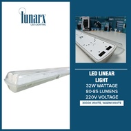 Lunarx T8 Tube Led Light Outdoor Fixture Holder or Housing  (Single and Double Tube)