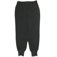 ...& DEAR Yamato Dress Japanese-made Jocker Pants R-1538 Size 36 Black Ribbed Easy-Dry Bottoms [Pre-