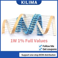 20Pcs 1W 1% Metal Film Resistor 24 Value 47R 100R 220R 470R 1K 22K 4.7K 10K 2.2M