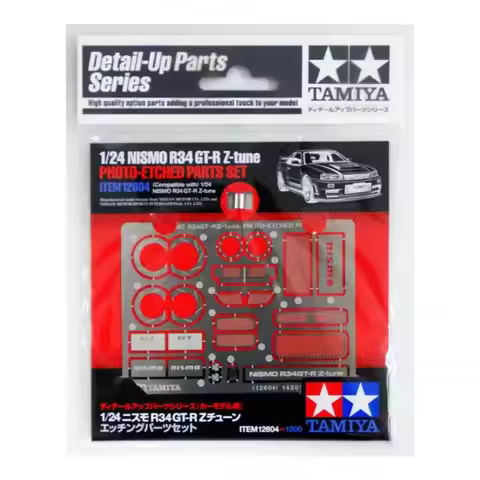 Tamiya 12604 Photo-Etched Parts Set NISMO R34 GT-R Z-tune 1/24 Scale for tamiya 24282