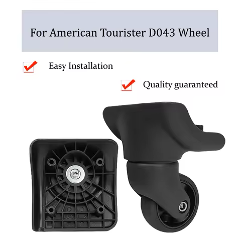 For American Tourister D043 Universal Wheel Trolley Case Wheel Replacement Luggage Pulley Sliding Ca