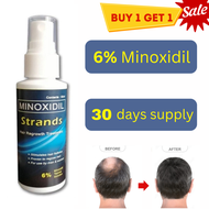 Minoxidil Strands 6% Minoxidil Topical Solution (30ml per bottle) Hair Grower beard Grower