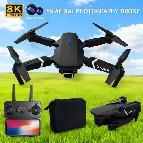 ForXiaomi Mijia Drone E88 GPS Professional Dual Camera Dron Quadcopter Brushless Aerial 360 Obstacle