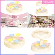[Acituna] Carousel Cupcake Holder Turntable for Desserts Revolving Autorotation Cupcake Stand Rotati