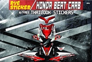 Decals Sticker Motorcycle Decals for Honda Beat 110 Carburator type026