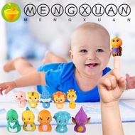 MENGXUAN Dinosaur Hand Puppet Educational Cognition Role Playing Toy Finger Dolls Cartoon Animal Children'S Puppet Toy Fingers Puppets