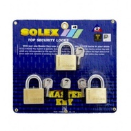 กุญแจ SOLEXมาสเตอร์คีย์ 3ตัวชุด