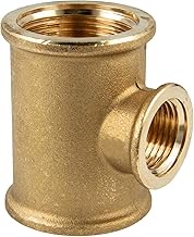 tecuro T-piece on all sides internal thread Rp 1 x 1/2 x 1 inch, MS blank CW617N, according to drink