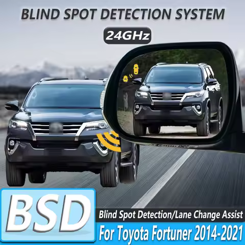 Car Blind Spot Detection System BSD BSA BSM Car Sensors Drive Rear Mirror Monitoring For Toyota Fort