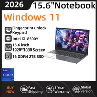 ( รับประกัน 3 ปี+COD)แล็ปท็อปพกพา Windows 11 15.6 นิ้ว 2TB SSD 16GB RAM Intel i7-8500Y 5G WIFI 2026