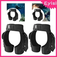 [Eyisi] Wetsuit Pants Diving Shorts with Two Large Side Pockets Adjustable Waist Band Wetsuit Shorts
