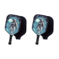 ☄Pickleball Rackets Set Pickleball Paddle Set Carbon Fiber Composite Pickleball Racket Kit With,W%Y