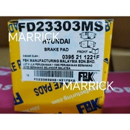Hyundai Sonata YF brake pad front FBK