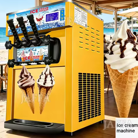 Ice Cream Machine Commercial Small Ice Cream Machine Vertical Soft Ice Cream Machine