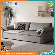 BOUSSAC Baxter Elephant Ear Sofa Bed With Storage, Multifunctional & Foldable, Cat Scratch Leather