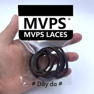 Dây Giày Thể Thao Cổ Điển Màu Nâu Đậm MPVS Miumiu Dequn Dây Giày Thể Thao Kết Hợp Bằng Da Dây Giày