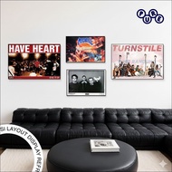 PURE BANDUNG – Hardcore Punk Wall Art Band Poster Room Decoration Poster Frame Have Heart Turnstile 