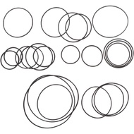 Lebar 1mm 35-65mm 190mm Tali Getah Baru untuk Perakam CDROM Mesin Video Pemacu DVD (20pcs) Tali Pema