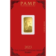 Pamp Suisse Rabbit 5g Gold Minted Bar 999.9