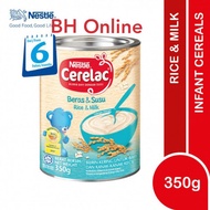 Nestle Cerelac Baby 6m+ x 350g - Beras Susu / Beras Perang / Beras Soya