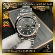 🔥SWISS TOP QUALITY🔥 DATEJUST 41MM DARK RHODIUM DIAL ON JUBILEE BRACELET 126334 - MEN WATCH LUXURY