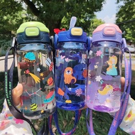 Children's Water Bottle For School Kindergarten Cute Portable 3D Sticker 680ml Baby Water Bottle Tod