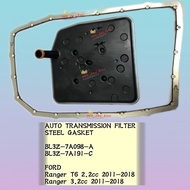 AUTO FILTER U601-21-500 FORD RANGER T6 2.2CC, 3,2CC AUTO TRANSMISSION FILTER AND STEEL GASKET BL3Z-7