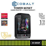 COBALT Tower 9070XT - AMD Ryzen 7 8700F - ASROCK RX 9070XT Challenger 16GB - 32GB RAM - 1TB SSD (3Yr