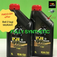【FMCO DIY Offer - Beli 2 lagi MURAH】PJ1 BENELLI 4T RACING OIL 15W-50 FULLY SYNTHETIC F942