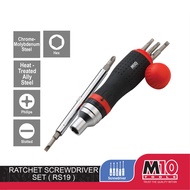M10 Ratchet Screwdriver Set RS19