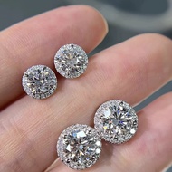 [ 1.5ct - 3.5ct Lab Cabon Diamond ] - HIGH QUALITY CUSTOMIZED - ROUNDER WOMEN'S EARRINGS