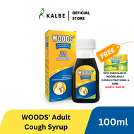 WOODS' Peppermint Cough Syrup (50ml & 100ml) Adult Cough Syrup