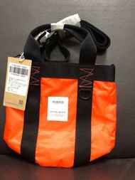 porter international 橘色三用手提包