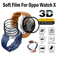 For Oppo Watch X Protective Film Full Coverage Curved Film Smart Watch Accessories for For Oppo Watch X Screen Protectors