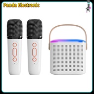 Limited-time offer!! Y1 Portable Wireless Speaker With Wireless Microphones Interactive Karaoke Machine TF Card Player