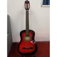 Kapok Guitar Red Guitar Brand Kapok 38 Inch
