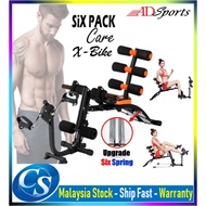 X-BIKE Gym AB Six Pack Care Total Body Gym Station Exercise Bench Chair Power Plank 5 Mins Shaper Fa